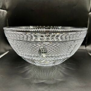 Mikasa Pavane 10" Lead Crystal Serving Bowl VT265-725 Czech Republic